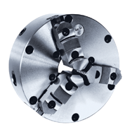 Semi-Steel Easy-Set Lathe Chuck - 6" Plain Mount; 3-Jaw - Americas Industrial Supply