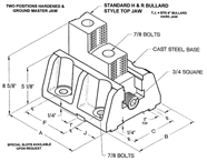 2 Pc. Boring Mill Jaws - #HR-BM-12-7-TJ For 12" Chucks - Americas Industrial Supply