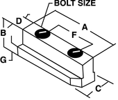 1/2-13 (B210) Jaw Nut - #JN-82-A - For B210 Chucks - Americas Industrial Supply