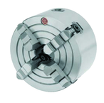 8" 4 Jaw Combination Chuck; Flatback; Solid Jaws - Americas Industrial Supply