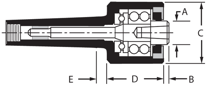 4MT Changeable Pt Body - For Point Live Center - Americas Industrial Supply