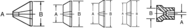 Type V; Style 5 Bell Head - Live Center Adaptor - Americas Industrial Supply
