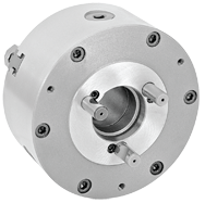 Semi-Steel Lathe Chuck - 10'' D1-5 Mount; 3-Jaw; 2 Piece Reversible Jaws - Americas Industrial Supply