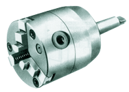 Self-Centering Chuck with Taper SH - 6" 5 MT Mount; 3-Jaw - Americas Industrial Supply