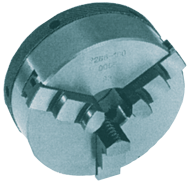 Quick-Clamp Self-Center Scroll Chuck - 5" Plain Mount - Americas Industrial Supply
