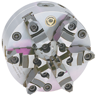 Steel Body Set-Tru Chuck - 6" Plain Mount - Americas Industrial Supply