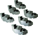 Set of 6 Hard Master Jaw - #7-885-608 For 8" Chucks - Americas Industrial Supply