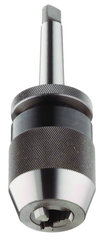 1/32 - 1/2'' Capacity - 2 MT Shank - Keyless Drill Chuck with Integral Shank - Americas Industrial Supply