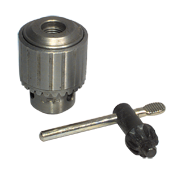 1/16 - 1/2" Capacity - 3/8-24 Mount - HD Plain Bearing Drill Chuck - Americas Industrial Supply