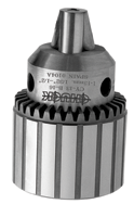 .0312 - .375" Capacity - 1/2-20 Mount - Plain Bearing Drill Chuck w/Key - Americas Industrial Supply