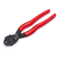 Compact Bolt Cutter with Center Cut Blades and Plastic Dipped Handles