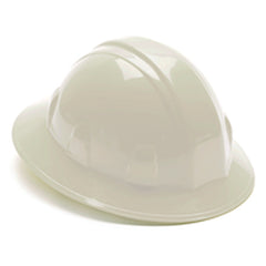 Hard Hat - White Full Brim 4 Point Ratchet Style - Americas Industrial Supply