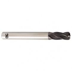 1 Dia. x 4 Overall Length 4-Flute .125 C/R Solid Carbide SE End Mill-Round Shank-Center Cutting-TiALN - Americas Industrial Supply