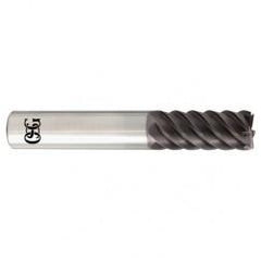 8mm x 8mm x 8mm x 8mm 6Fl  Square Carbide End Mill - TiALN - Americas Industrial Supply