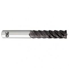 6mm x 6mm x 15mm x 60mm 4Fl  Square Carbide End Mill - TiALN - Americas Industrial Supply