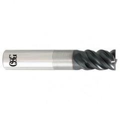 6mm x 6mm x 9mm x 60mm 4Fl  Square Carbide End Mill - TiALN - Americas Industrial Supply