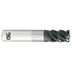 6mm x 6mm x 9mm x 60mm 4Fl 1mm Square Carbide End Mill - TiALN - Americas Industrial Supply
