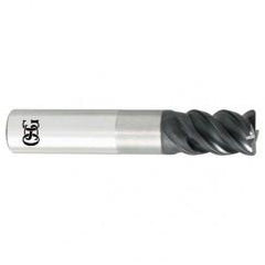 6mm x 6mm x 9mm x 60mm 4Fl 1mm Square Carbide End Mill - TiALN - Americas Industrial Supply