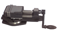 Swivel Base Milling Machine Vise - 5-7/8" Jaw Width - Americas Industrial Supply