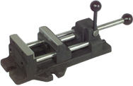 Quick-Set Adjustable Drill Press Vise - 3" Jaw Width - Americas Industrial Supply