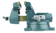 745, 740 Series Mechanics Vise - Swivel Base, 5" Jaw Width, 5-1/4" Jaw Opening, 3-3/4" Throat Depth - Americas Industrial Supply