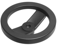 70924, 6" Inch 2 spoke Aluminum Powder Coated Hand Wheel with .500 bore - Americas Industrial Supply