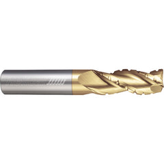 ‎3 Flute - Corner Radius - 35 Degree Helix - 0.3750″ (3/8) Cutter DIA × 0.3750″ (3/8) Shank DIA × 0.0100″ Radius × 1.5000″ (1-1/2) LOC × 4.0000″ (4) OAL  - ZPLUS Coated