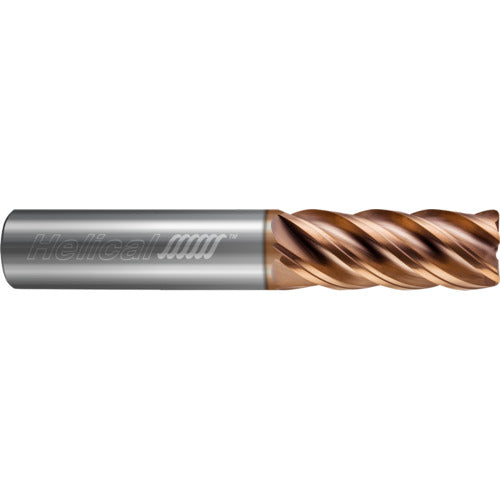 ‎5 Flute - Corner Radius - 0.3750″ (3/8) Cutter DIA × 0.3750″ (3/8) Shank DIA × 0.0300″ Radius × 2.0000″ (2) LOC × 4.0000″ (4) OAL  - TPLUS Coated