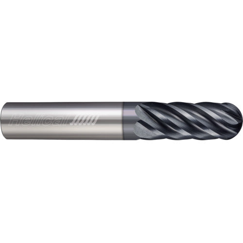 ‎6 Flute - Ball - 0.1875″ (3/16) Cutter DIA × 0.1875″ (3/16) Shank DIA × 0.0938″ Radius × 0.3125″ (5/16) LOC × 2.0000″ (2) OAL  - APLUS Coated