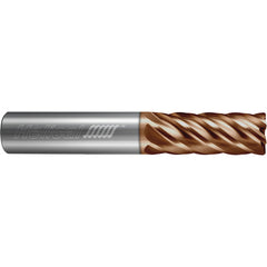 ‎6 Flute - Corner Radius - 0.5000″ (1/2) Cutter DIA × 0.5000″ (1/2) Shank DIA × 0.0100″ Radius × 1.6250″ (1-5/8) LOC × 4.0000″ (4) OAL  - TPLUS Coated