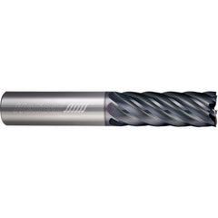 ‎7 FL - Square - 0.1250″ (1/8) Cutter DIA × 0.1250″ (1/8) Shank DIA × 0.6250″ (5/8) LOC × 2.5000″ (2-1/2) OAL  - APLUS Coated
