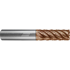 ‎7 FL - Corner Radius - 0.2500″ (1/4) Cutter DIA × 0.2500″ (1/4) Shank DIA × 0.0200″ Radius × 1.0000″ (1) LOC × 3.0000″ (3) OAL  - TPLUS Coated