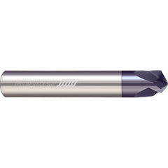 ‎0.1250″ (1/8) Shank DIA × 120 Degree Included Angle - 3 Helical FL - APLUS Coated