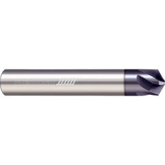 ‎0.1250″ (1/8) Shank DIA × 120 Degree Included Angle - 5 Helical FL - APLUS Coated