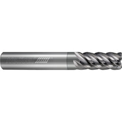 ‎5 Flute - Corner Radius - 0.2500″ (1/4) Cutter DIA × 0.2500″ (1/4) Shank DIA × 0.0100″ Radius × 1.0000″ (1) LOC × 3.0000″ (3) OAL  - NPLUS Coated