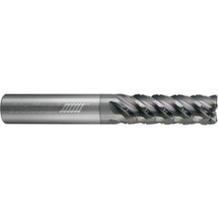 ‎5 Flute - Corner Radius - 0.7500″ (3/4) Cutter DIA × 0.7500″ (3/4) Shank DIA × 0.1250″ (1/8) Radius × 2.2500″ (2-1/4) LOC × 5.0000″ (5) OAL  - NPLUS Coated