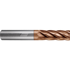 ‎6 Flute - Corner Radius - 0.5000″ (1/2) Cutter DIA × 0.5000″ (1/2) Shank DIA × 0.1200″ Radius × 1.2500″ (1-1/4) LOC × 3.0000″ (3) OAL  - TPLUS Coated