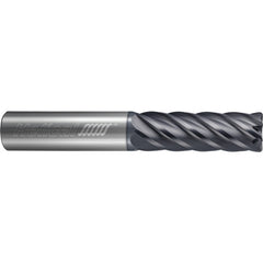 ‎6 Flute - Corner Radius - 0.7500″ (3/4) Cutter DIA × 0.7500″ (3/4) Shank DIA × 0.0300″ Radius × 3.2500″ (3-1/4) LOC × 6.0000″ (6) OAL  - APLUS Coated