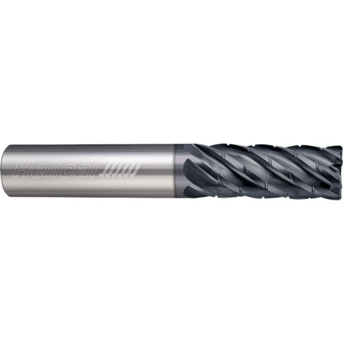 ‎6 Flute - Corner Radius - 0.2500″ (1/4) Cutter DIA × 0.2500″ (1/4) Shank DIA × 0.0100″ Radius × 1.0000″ (1) LOC × 3.0000″ (3) OAL  - APLUS Coated