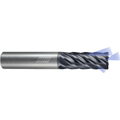 ‎6 Flute - Corner Radius - 0.5000″ (1/2) Cutter DIA × 0.5000″ (1/2) Shank DIA × 0.0600″ Radius × 1.6250″ (1-5/8) LOC × 4.0000″ (4) OAL  - APLUS Coated