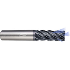 ‎6 Flute - Corner Radius - 0.5000″ (1/2) Cutter DIA × 0.5000″ (1/2) Shank DIA × 0.0600″ Radius × 1.2500″ (1-1/4) LOC × 3.0000″ (3) OAL  - APLUS Coated