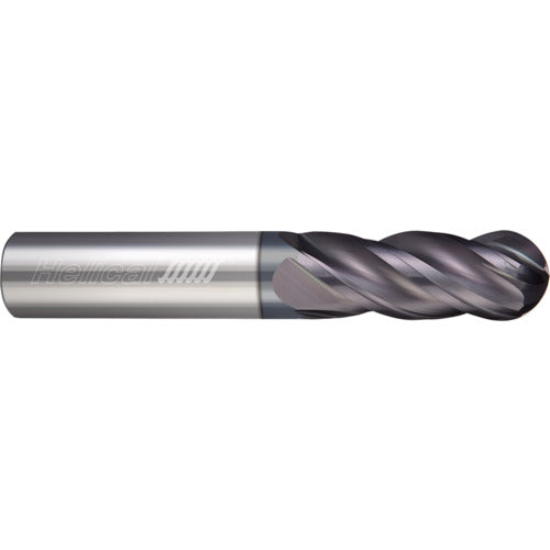 ‎4 Flute - Ball - 6.000 mm Cutter DIA × 6.000 mm Shank DIA × 3.000 mm Radius × 18.000 mm LOC × 63.000 mm OAL  - APLUS Coated