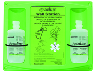 Double Eye Wash Station; 2- 16 oz Bottles; HAZ58 - Americas Industrial Supply
