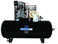 120 Gal. Two Stage Air Compressor, Horizontal, 175 PSI - Americas Industrial Supply