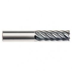 6mm x 6mm x 24mm x 75mm x 7 Flute  Square 4xD Pow-R-Path Mill AlCRNX Coated-Series IPT7-SQ - Americas Industrial Supply
