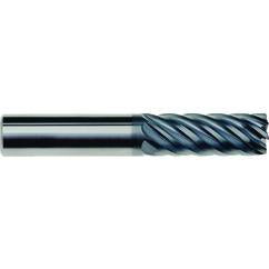 5/8 x 5/8 x 2-3/16 x 4-1/2 x .030 Rad 9 Flute End Mill IPT9-AlCrNX Coated - Americas Industrial Supply