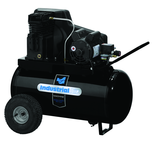 20 Gal. Single Stage Air Compressor, Horizontal, Portable, 155 PSI - Americas Industrial Supply