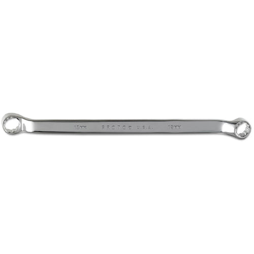 ‎Proto Full Polish Offset Double Box Wrench 12 × 13 mm - 12 Point - Americas Industrial Supply
