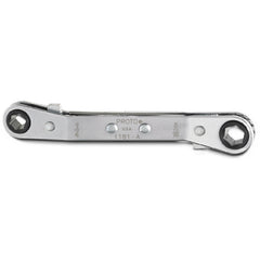 ‎Proto Offset Double Box Reversible Ratcheting Wrench 1/4″ × 5/16″ - 6 Point - Americas Industrial Supply