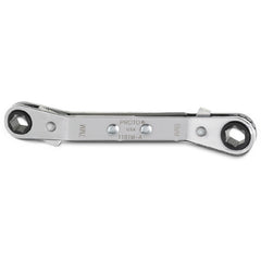 ‎Proto Offset Double Box Reversible Ratcheting Wrench 7 × 8 mm - 6 Point - Americas Industrial Supply